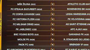 Последние твиты от uefa europa league (@europaleague). Uefa Europa League Play Off Draw Results Uefa Europa League Uefa Com