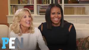 Consider dr. jill biden, who doesn't even hold a ph.d. Michelle Obama Dr Jill Biden On Their Husbands Bromance More Pen Entertainment Weekly Youtube