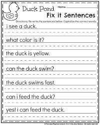 Kindergarten Worksheets For May Planning Playtime Writing Sentences Worksheets Writing Sentences Kindergarten Sentences Kindergarten