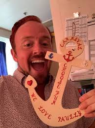 A gift from Robert and Jaqueline Cameron who cruised with me