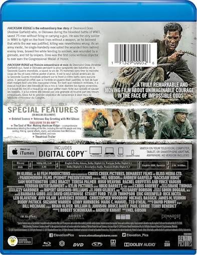 Amazon.com: Hacksaw Ridge (Blu-ray + DVD) : Movies & TV
