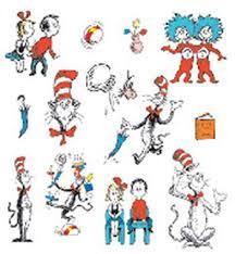 Cat In The Hat Characters 2 Sided Deco Kit Dr Seuss Classroom Seuss Classroom Classroom Themes
