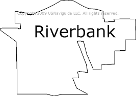 Riverbank, california zip code map & detailed profile: Riverbank California Zip Code Boundary Map Ca