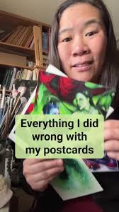 Apparently when it comes to printing stickers and postcards, experience  does not mean improvements in my case. 😂 xoxo Prof Lieu . . . #postcard  #postcards #custompostcard #vistaprint #printify ...