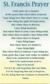 St Francis Prayer Saint Francis Prayer Prayers For Healing Prayers