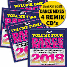 dance mixes 2018 4 disc set of remix chart music four dj cds 77 tracks