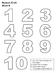 Number tracing worksheets pdf for free. Library Of Numbers 1 10 Clip Black And White Png Files Clipart Art 2019