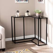 Strick Bolton Loudon Corner Console Table Black Console Table Sofa Table Design End Tables