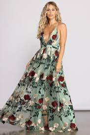 Formal Dresses Gowns Long Dresses Special Occasion Gowns Windsor In 2021 Floral Tulle Dress Floral Dress Formal Dresses