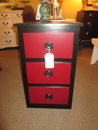 A Little Red And Black Dresser Chalk Paint Furniture Paint Furniture Diy Furniture