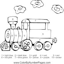 Train Pictures To Color Train Color By Number Page Color By Number Number Train Pictures To Color Tag1train Col Dinosaur Train Coloring Pages Colorful Pictures