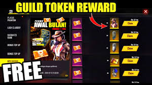 Free fire is a mobile game where players enter a battlefield where there is only one. Freefire New Guild Token Rewards Free New Characters Free Scarfs Free M1080 Blueprint New Event Youtube