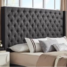 Home styles bermuda twin headboard & reviews | wayfair. Gray Joveco Twin Headboard Tufted Button Fabric Upholstered Headboards For Bed Furniture Home Kitchen Rbafamilylaw Com