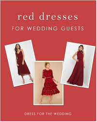 Wedding season is upon us! Red Dresses For Weddings Dress For The Wedding