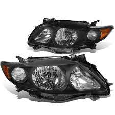 Toyota Corolla 10th Gen Pair Of Black Housing Amber Corner Headlight Corolla Altis Toyota Corolla Corolla