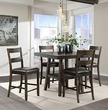 Make The Most Of Your Small Living Space With This Five Piece Counter Height Dining Set Th Counter Height Dining Sets Small Space Living Dining Room Table Set