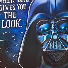 Whether your dad is a rebel or a member of the resistance, he deserves an intergalactic gift this father's day. Office Products Greeting Cards Darth Vader The Look Hallmark Funny Star Wars Fathers Day Card For Dad