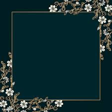 Black Background With Rose Border Empty Floral Frame Design Vector Free Image By Rawpixel Com Manotang Instagram Feed Theme Layout Frame Design Background Design Vector
