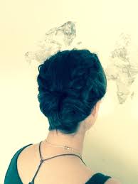 Hair styling | braided hair. Dutch Braided Updo Short Hairdo Seton Girls Hairstyles