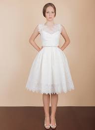 Short length dresses are stylish, often more affordable, and perfect for summer weddings or those held in exotic locales. 25 Utterly Gorgeous Tea Length Wedding Dresses Chic Vintage Brides