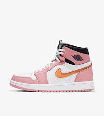 According to surveys in europe and the united states, pink is the color most often associated with charm, politeness, sensitivity, tenderness, sweetness, childhood, femininity and romance. Women S Air Jordan 1 Zoom Pink Glaze Release Date Nike Snkrs Ae