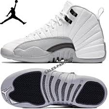 Jordan Retro 12s Black And White Nike Air Jordan Retro 12 Wolf Grey Baron Gg Sz 3 5y 8y Men 510815 108 Ovo White Nike Air Jordan Retro Air Jordans Jordans