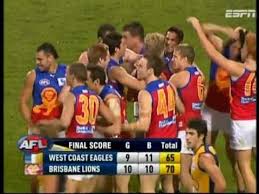 Brisbane carlton collingwood essendon fremantle geelong gold coast suns gws giants hawthorn melbourne north melbourne port adelaide richmond st kilda sydney swans west coast eagles western bulldogs afl.com.au womens.afl West Coast Eagles V Brisbane Lions 2010 Afl Season Round 19 Youtube