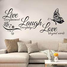 In these page, we also have variety of images available. Buy Live Laugh Love Butterfly Flower Wall Art Sticker Modern Wall Decals Quotes Vinyls Stickers Wall Stic At Affordable Prices Free Shipping Real Reviews With Photos Joom