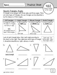 4 g 2 practice sheets classifying polygons triangles quadrilaterals