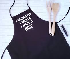 I Decorated I Cooked I Made It Nice Apron Dorinda Medley Etsy Housewives Of New York Dorinda Medley How To Make