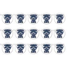 Geelong Cats Afl 1 Inch Round Digital By Partysmartyprints Geelong Cats Afl Geelong