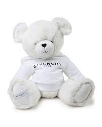 Baby Black Bear Stuffed Animal Givenchy Kids Plush Teddy Bear Stuffed Animal W Logo Hoodie Teddy Bear Stuffed Animal Bear Stuffed Animal Teddy Bear Plush