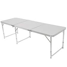 Z Ztdm Aluminum Alloy 3 Fold Camping Table Folding As A Carry Bag Adjustable Height Light Weight Camping Table Folding Table Folding Picnic Table