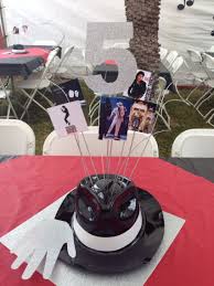 Michael Jackson Party Centerpieces Michael Jackson Party Michael Jackson Cake Hollywood Party Theme
