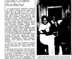 Jacobs Children Give Recital