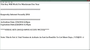 Kaspersky Internet Security 2013 Keygen Working 100 Exe