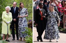 Herzogin kate im transparenten kleid beim pferderennen in ascot. Herzogin Kate Ihr Kleid Trug Auch Williams 86 Jahrige Grosstante Unterhaltung Stuttgarter Nachrichten