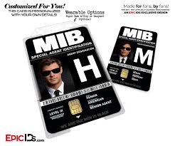 The men in black have always protected the earth from the scum of the universe. Special Agent Mib Men In Black International Cosplay Name Badge M Epic Ids