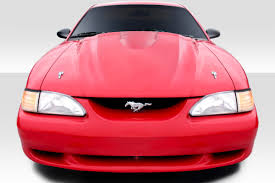 This cobra mustang front bumper cover is designed to be a direct fit replacement for all 1994 to 1998 svt cobra coupe or convertible mustangs. 94 98 Ford Mustang Duraflex Cobra R Hood 1pc Body Kit 104708 Car Truck Body Kits Auto Parts And Vehicles Tamerindsa Com Ar