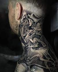 Inked Magazine Tiger Tattoo Neck Tattoo Back Of Neck Tattoo Men