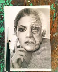 Drawing from 2019. Graphite/charcoal