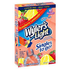 Wyler S Light Strawberry Lemonade Singles To Go 10 Ct Boxes Strawberry Lemonade Mixed Drinks Lemonade