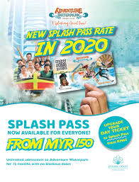 Play around with the park's extensive range of rides and attractions, fit for all kinds of guests. Splash Pass Annual Pass Benefits Desaru Coast Malaysia