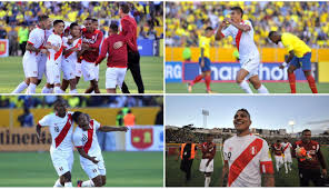 Before the game on the 6 place in the table is ecuador, peru is ranked 7 place. Peru Hizo Historia En Quito Vencio 2 1 A Ecuador Y Esta Cerca De Rusia 2018 Radio Matucana 102 9 Fm