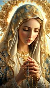 Mama Mary queen of the rosary . Thank you for your blessings, for your  goodness, and for your unfailing love and for being our savior. We love you  always. 🙏 Pray for
