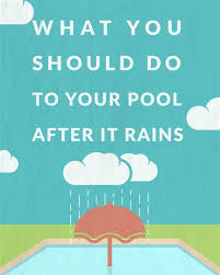 How To Drain Water From Your Pool After Rain Pool Care Swimming Pool Maintenance Saltwater Pool