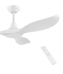 The traditional crestfield fan comes with led light with clear glass that will keep home interior inspired; Whisper Quiet White Dc Ceiling Fan Now In 3 Sizes