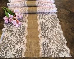 Popular Items For Burlap Lace On Etsy Table Runners Wedding Burlap Lace Table Runner Burlap Lace