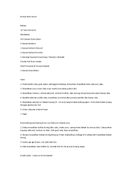 Jom tengok resepi mudah kek nestum. Resepi Kek Lumut