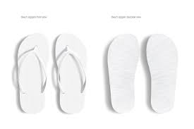 Beach Slippers Mockup Mockup Slippers Beach Slippers